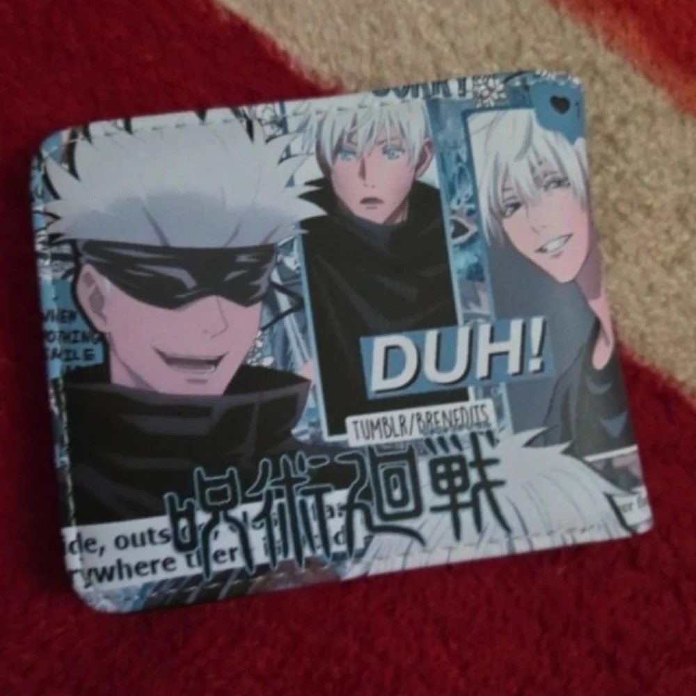 New Jujutsu Kaisen Satoru Gojo Anime Manga Leather Wallet